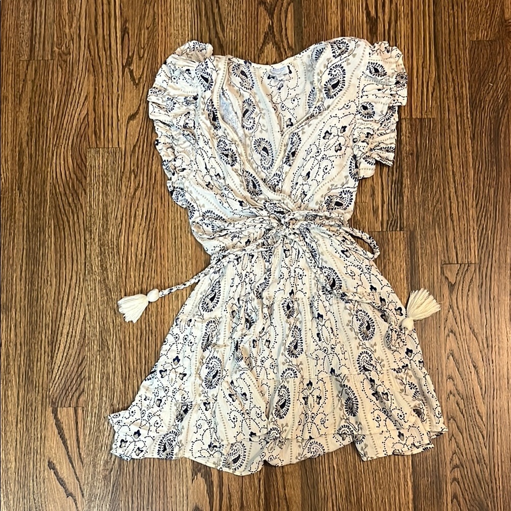 Limited edition blue rain x Francesca’s Navy and White Patterned Dress